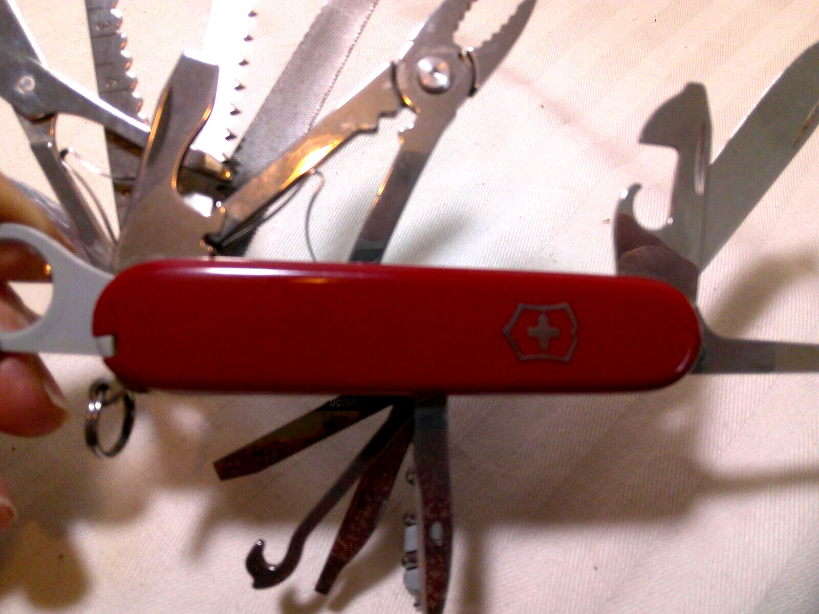 VICTORINOX SWISS MADE STAINLESS OFFICIER SUISSE MULTITOOL KNIFE 21 TOOLS