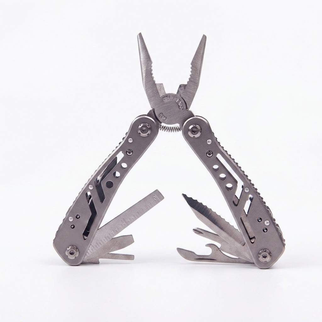 Traveler 23-in-1 Multi-Tool Pliers Stainless Steel Pocket Knife EDC with Case
