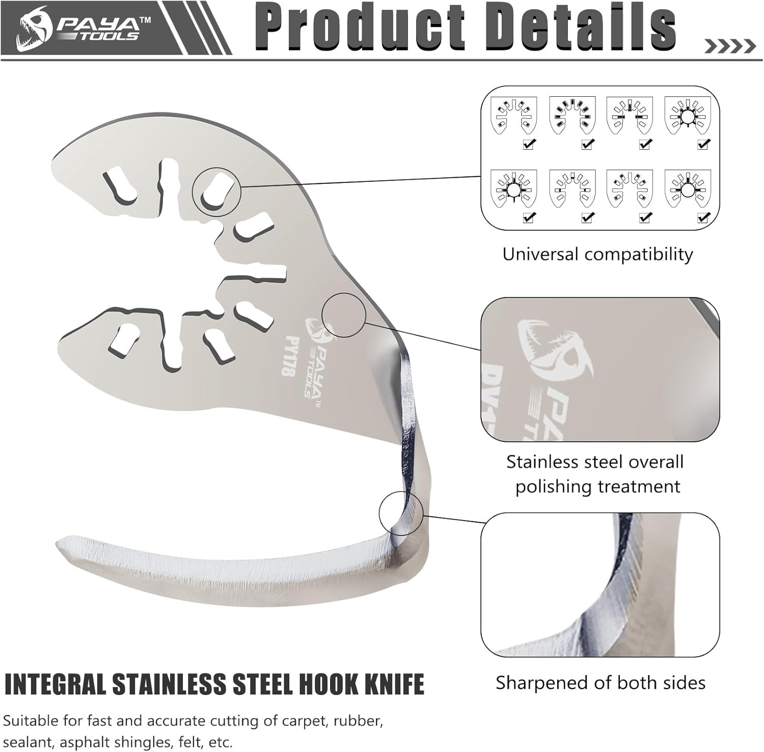 Multi Tool Cold Knife Blade,Windshield Knife Blades Car Windshield Removal Tool