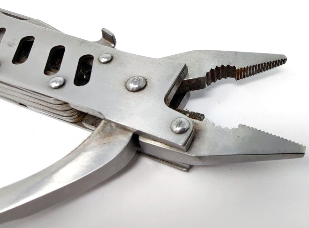 Multi Tool All Purpose Pliers Knife w/ Blades, Opener, Scissors and Screwdrivers