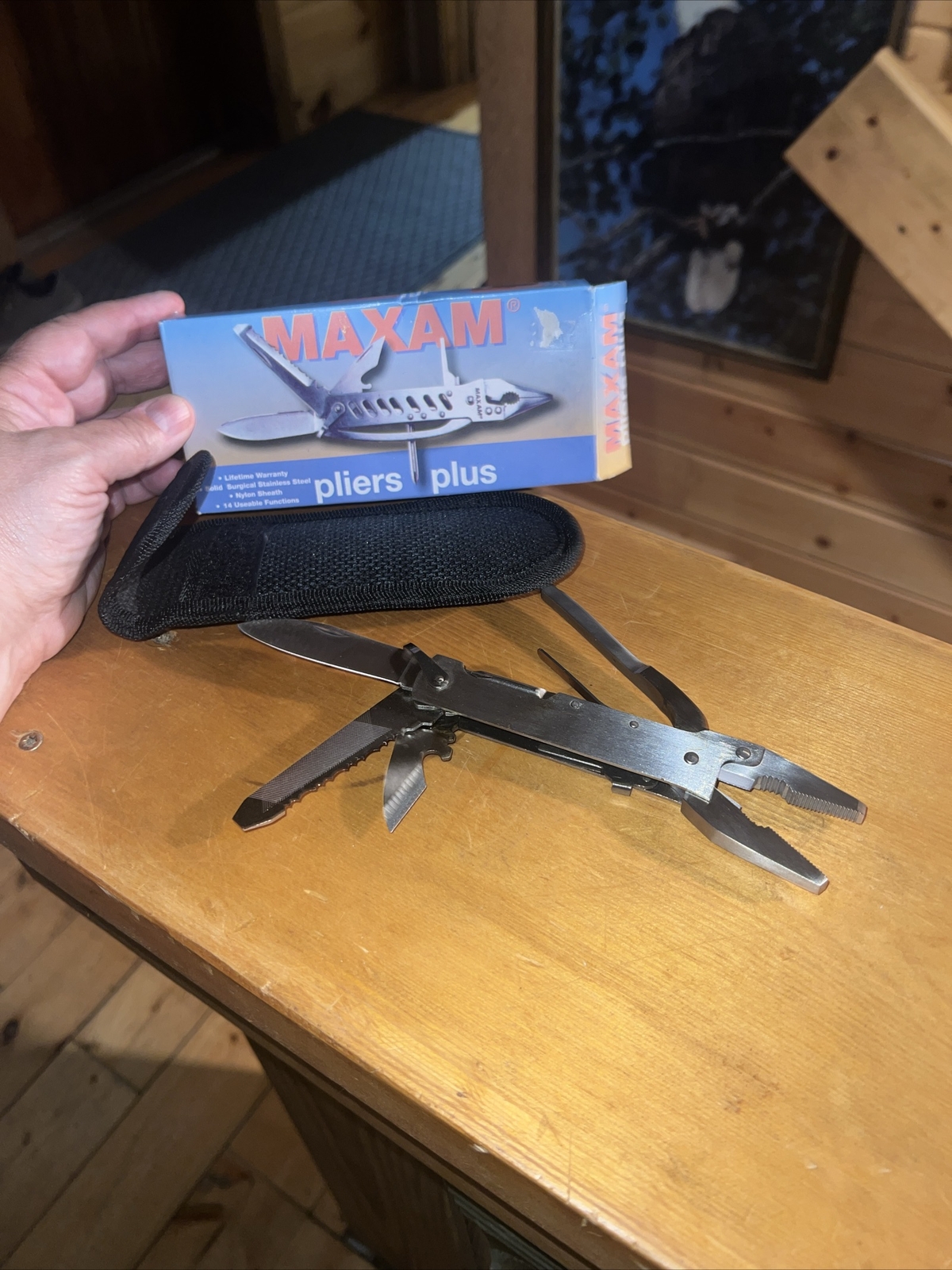 Maxam “Pliers Plus” 14-Function Multi-Tool Surgical Stainless Steel