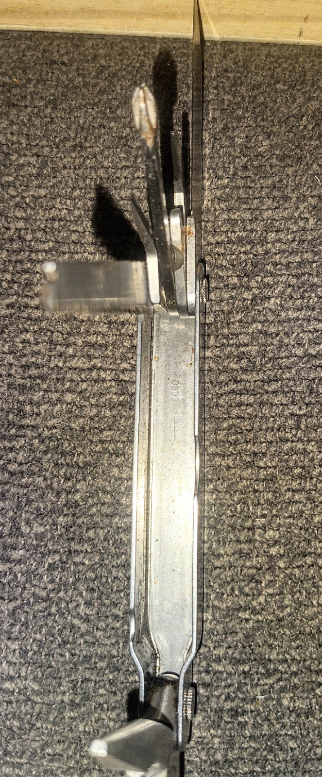Original Vtg Leatherman Super Tool Pat. Pending w/leather Sheath #0201 CLEAN ++