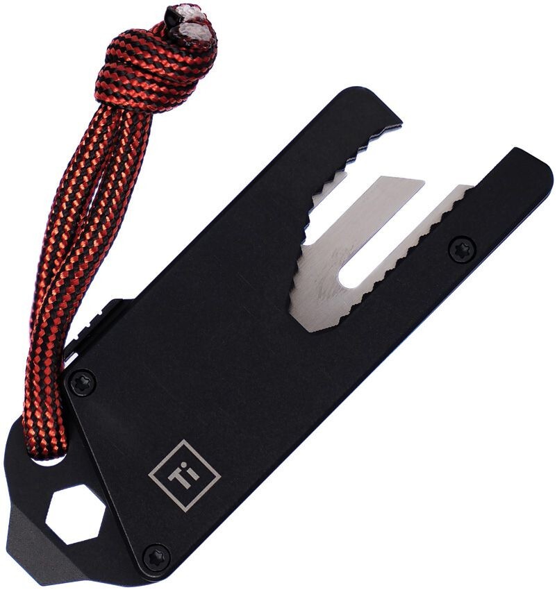 Big Idea Design Black TPT Slide EZ Pocket Tool Pocket Clip Titanium Construction