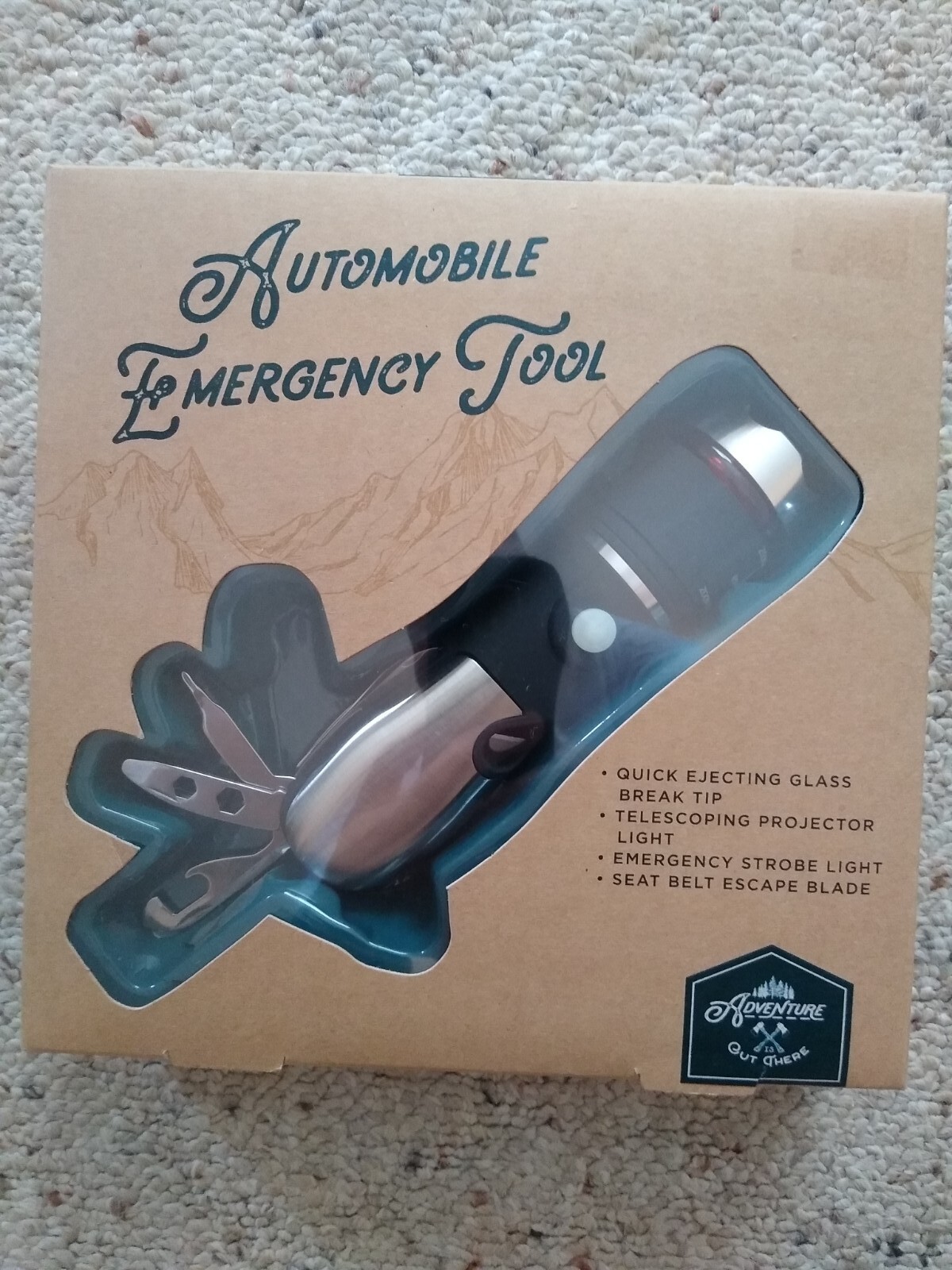 Adventure is Out There Automobile Emergency Multi-Tool, Brand New