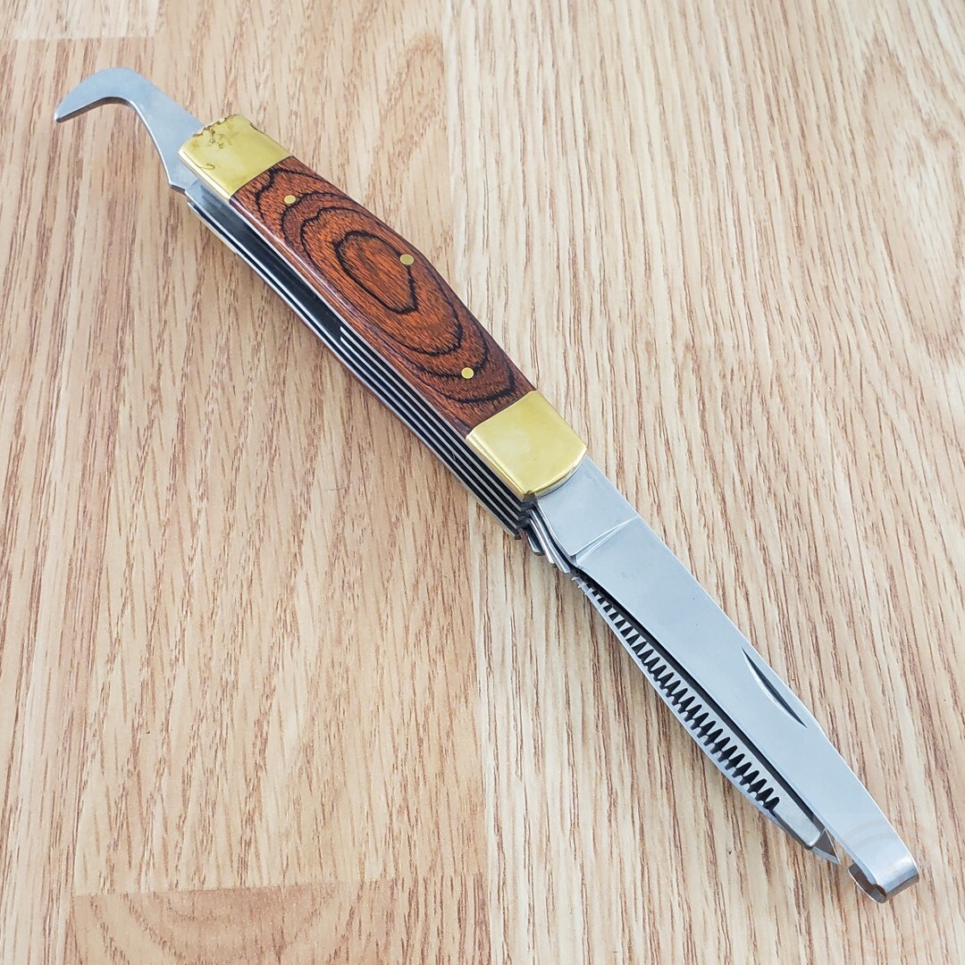 Rite Edge Horseman’s Multitool 5 Tools For Horseman Maintenance Pakkawood Handle