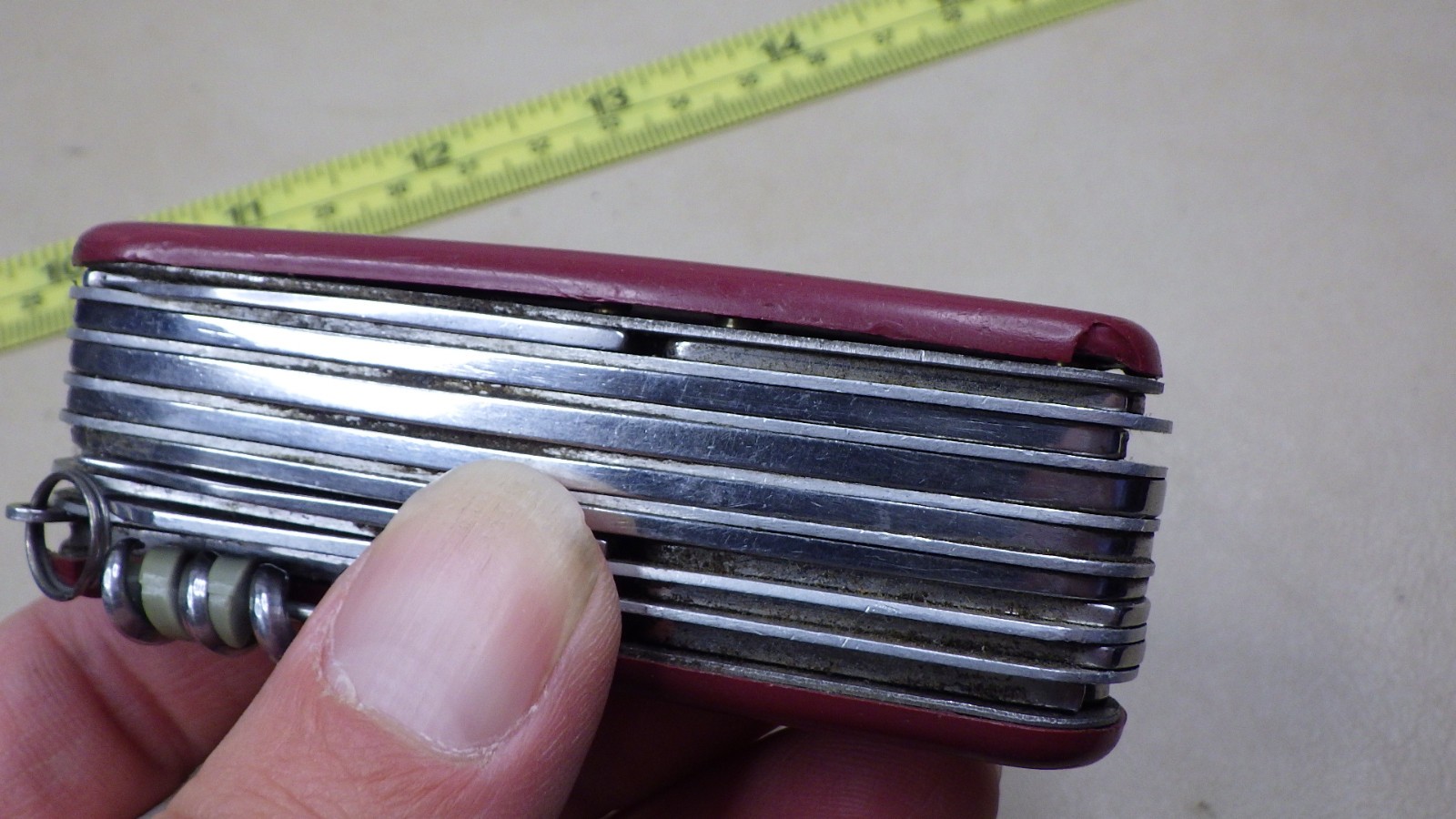 Vintage Diamond Superior Multi Tool Pocket Knife Swiss Army Style w/ Screwdriver