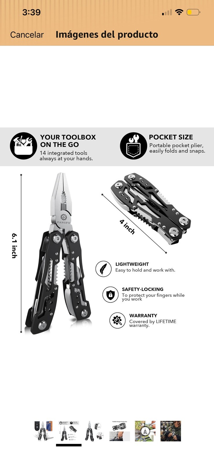 *NEW* Fangfo 14-in-1 Multitool-Everyday, Outdoor, Survival, Camping – IN BOX!