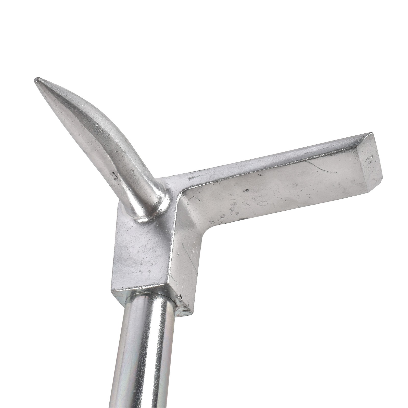 30″ Halligan Tool for Emergencies, Modern Rescue Firefighter Halligan Bar Silver