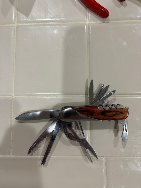 Multi-Tool, Stainless Steel, with 11 different tools, Unbranded