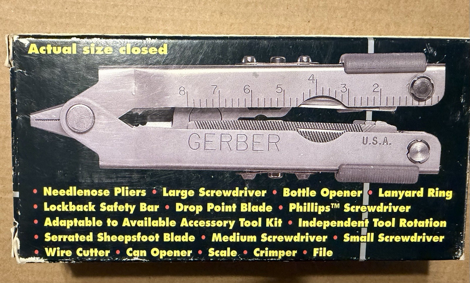 Vintage Gerber Multi-Plier 600 Needle Nose Item#07530 New In Box