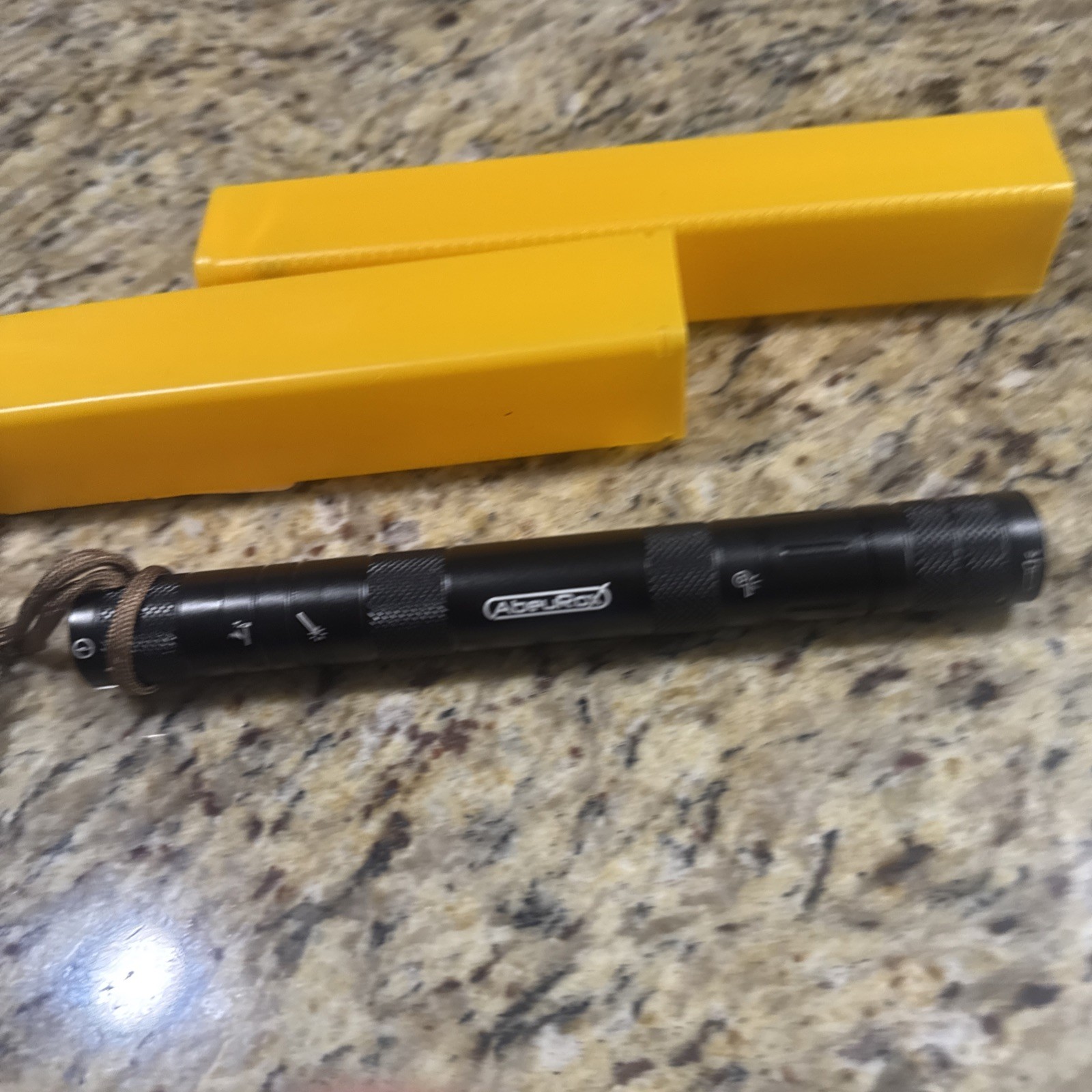 AbeuRox Flashlight Multifunctional Tactical Survival Tool Fire starter Whistle