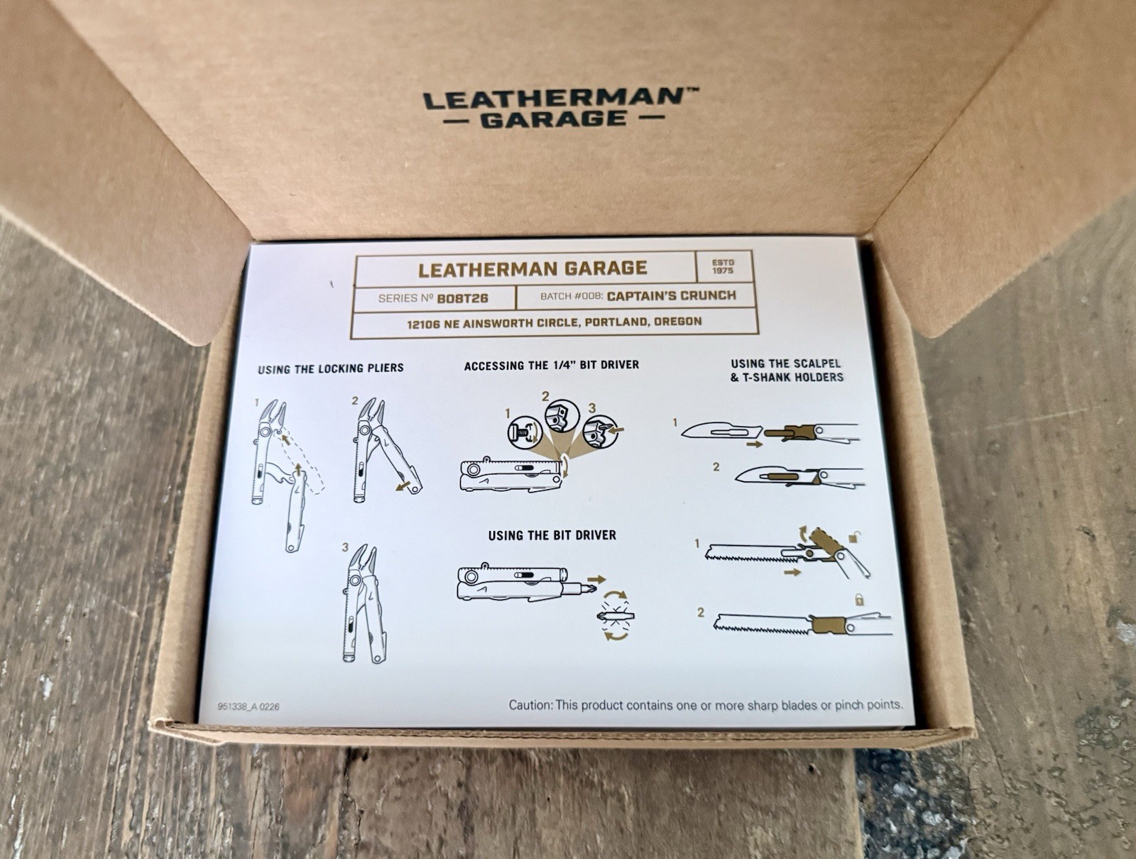 Leatherman Garage Batch #008 Captain’s Crunch Limited Edition 1900 | SHIPS NOW