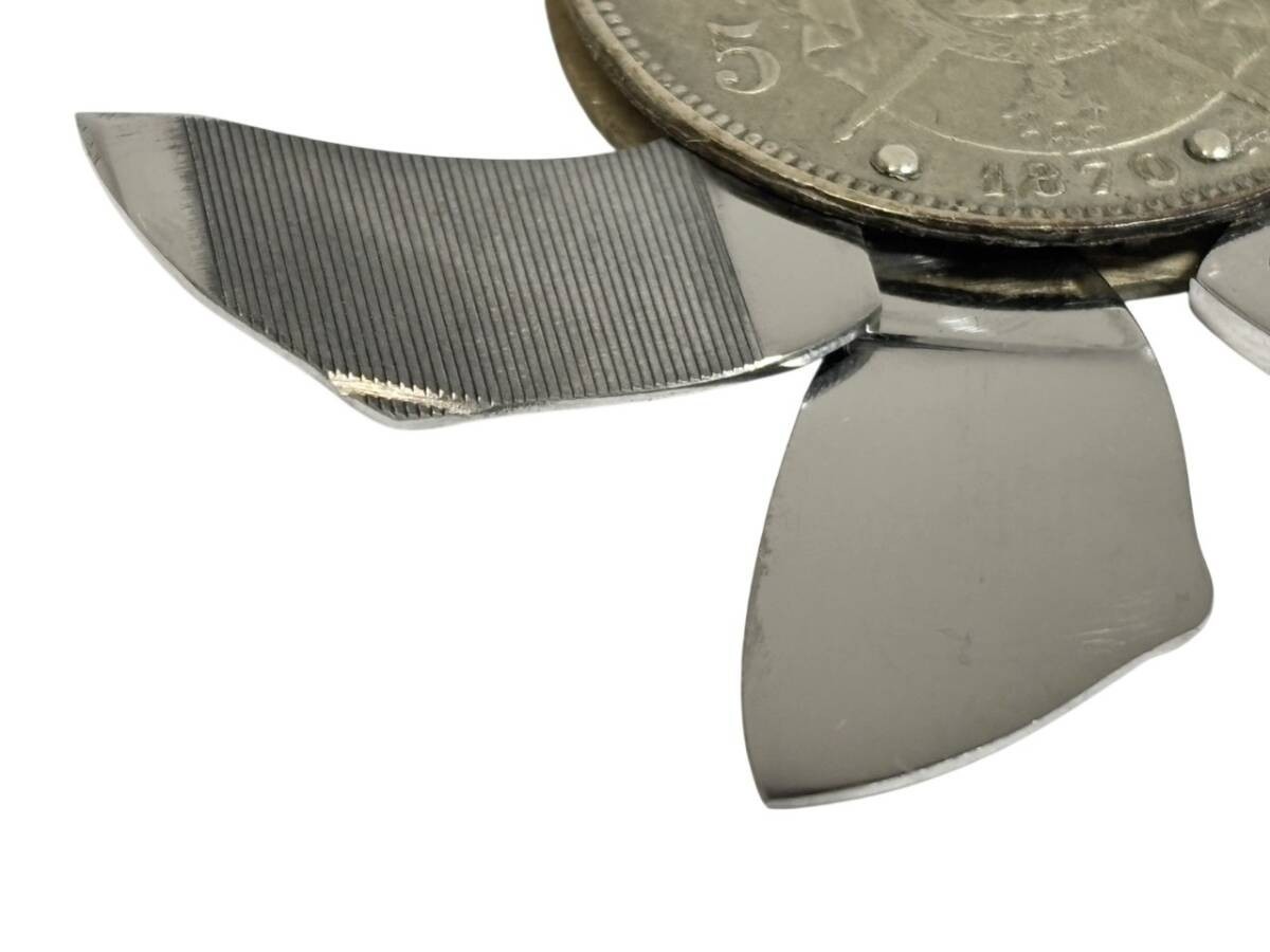 HERMES Coin knife Multi tool Silver ELOI PERNET Vintage with box