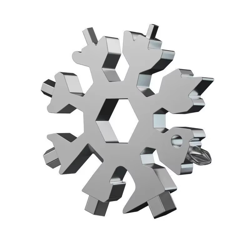 Multifunctional Snowflake Wrench Tool Steel Octagonal Hexagon Portable 18 in One