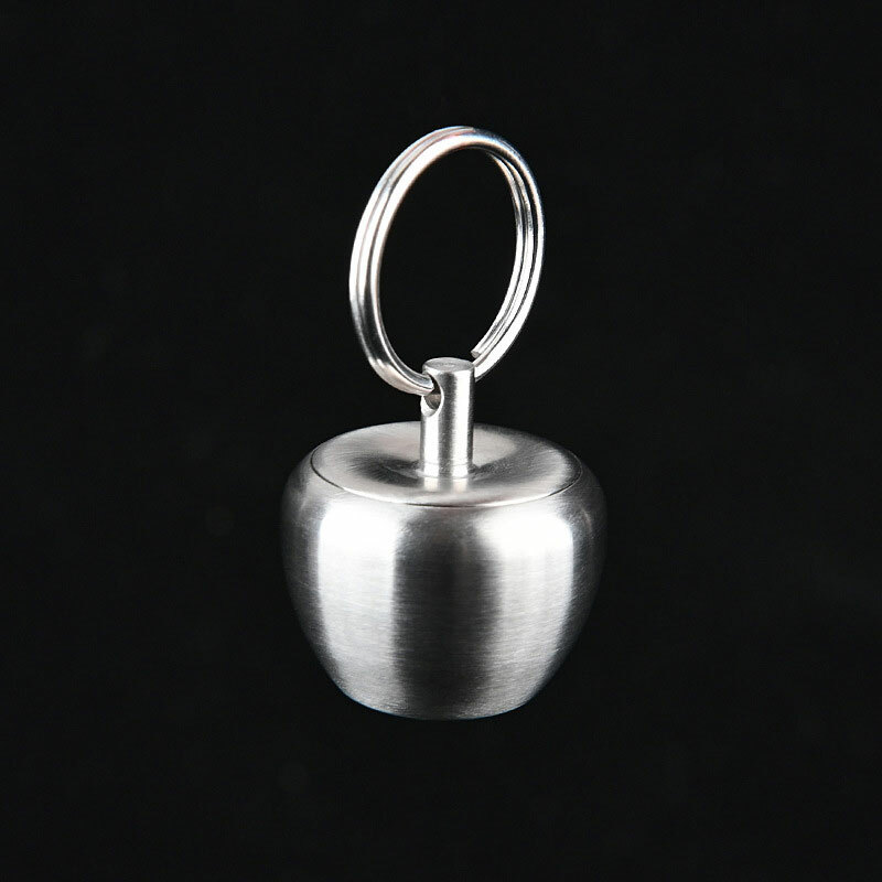 EDC Mini Keychain Waterproof Box Pendant Pill Capsula Case Outdoor Emergency