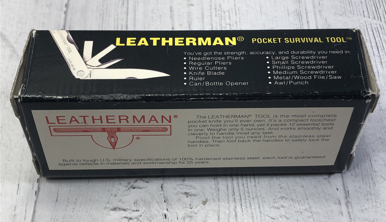 Vintage Leatherman Pocket Survival Tool 1995 The Original MultiTool New NIB