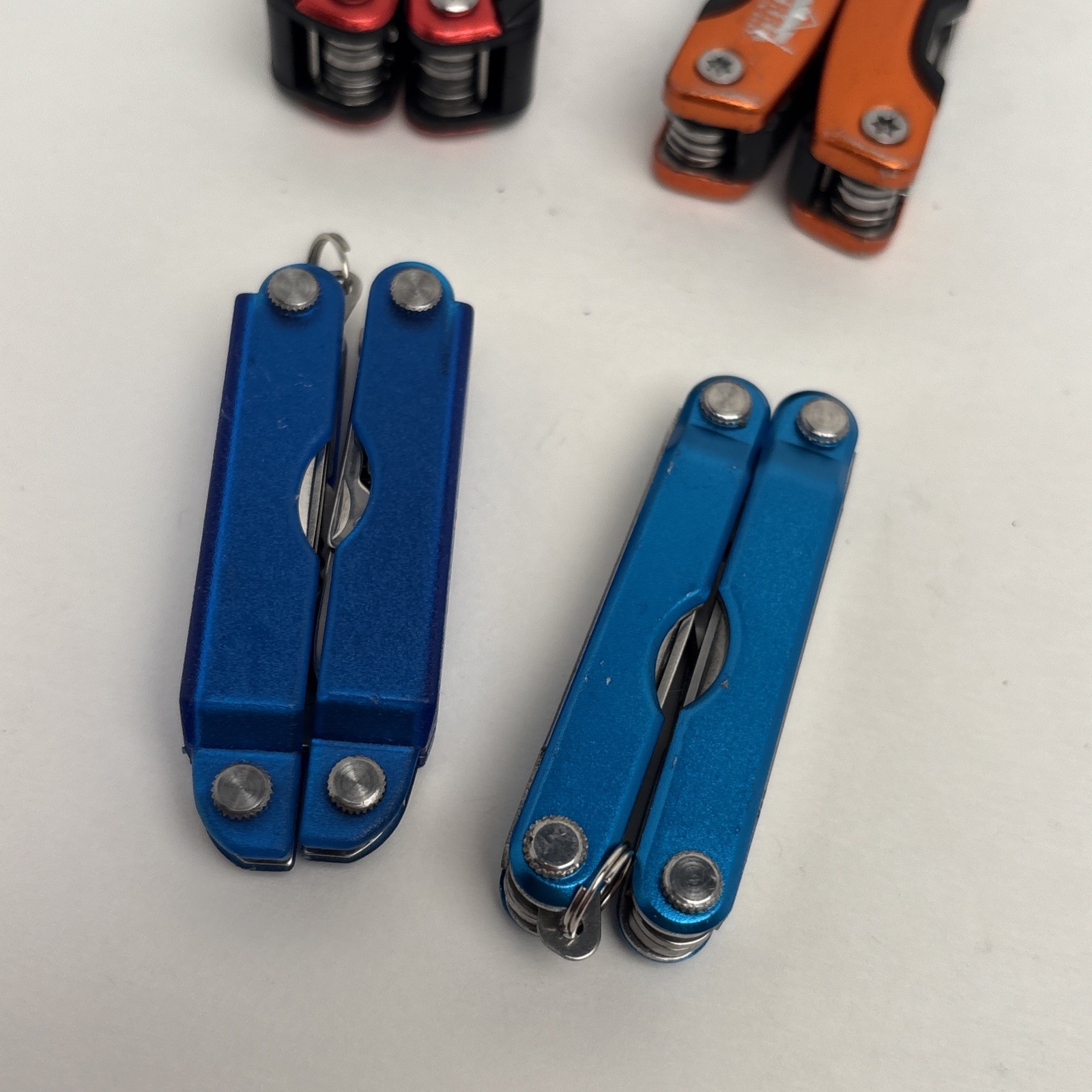 Lot Of 8 Mixed Mini Multi Tools. Swiss+Tech Sierra + Adverts Camp Hike Hunt Fish