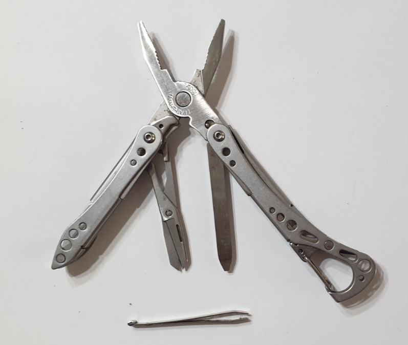 🔥🔥 Leatherman Style PS Retired Used MultiTool Collectable Keychain TSA Rare