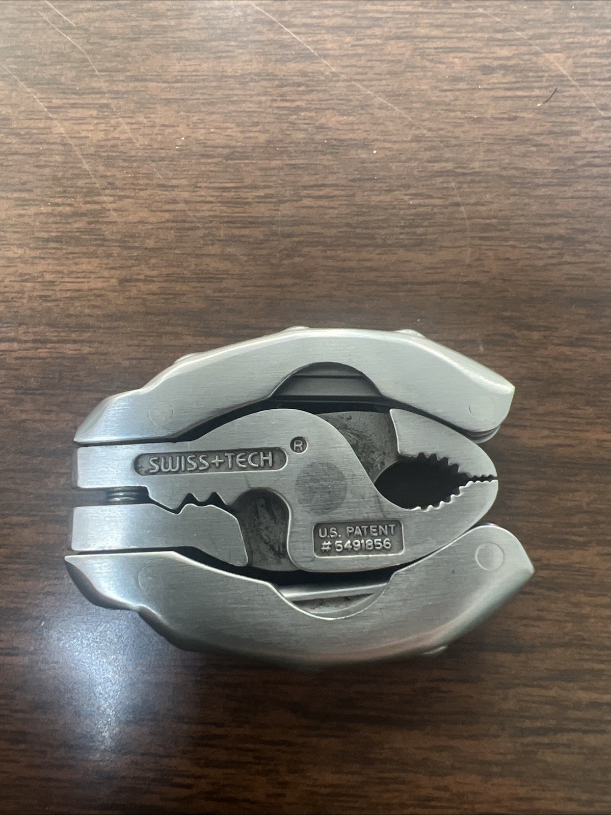 SWISS+TECH ST50016 Polished Stainless Steel 9-in-1 Micro Pocket Multitool