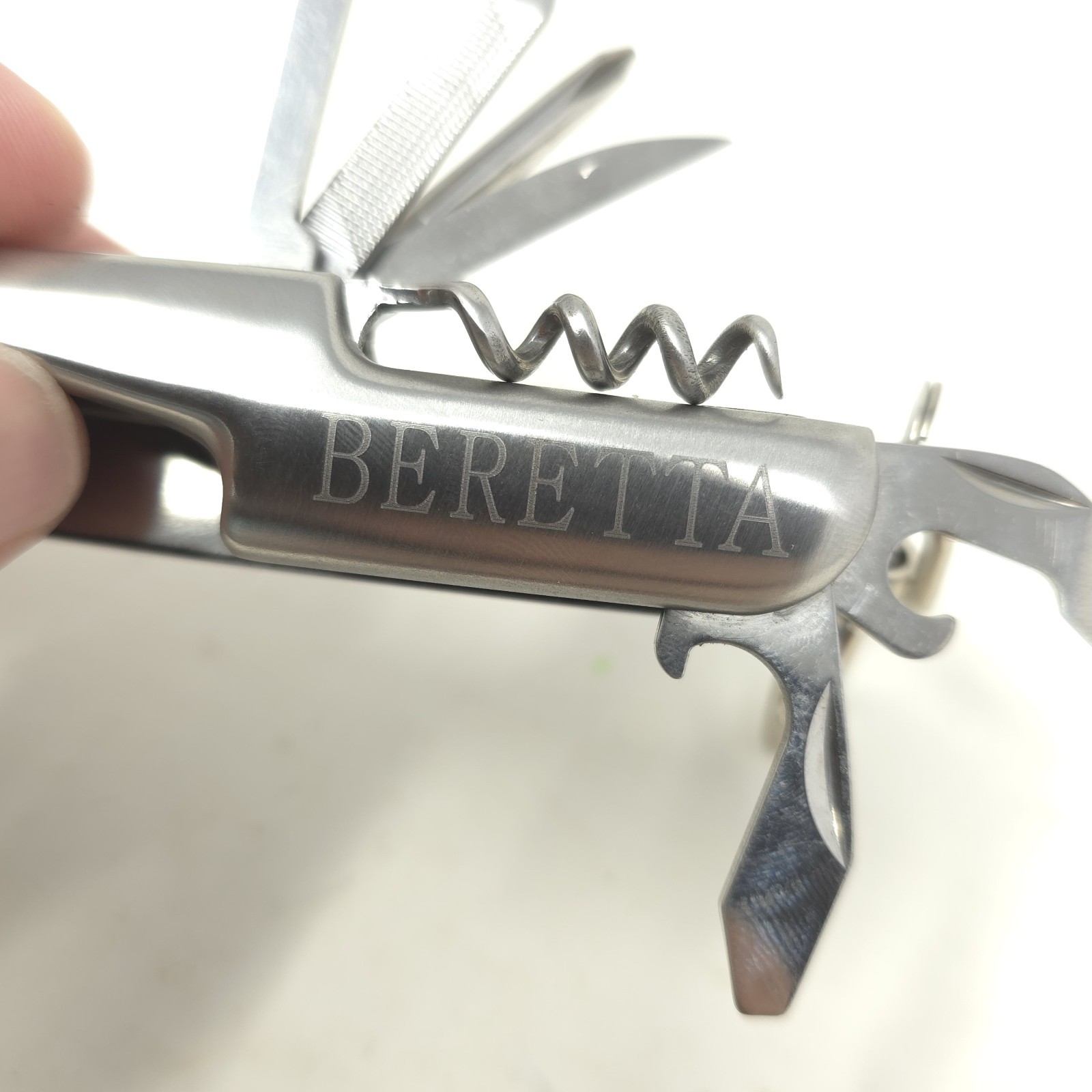 Beretta Multi-Tool Pocket Tool with LED JK81OAO2 W/Belt Sheath *READ*