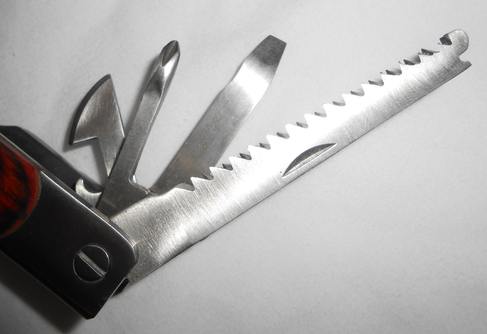 Sheffield 12-In-1 Multi Tool w/ Hardwood Handle Pliers Knife Blades Screwdrivers