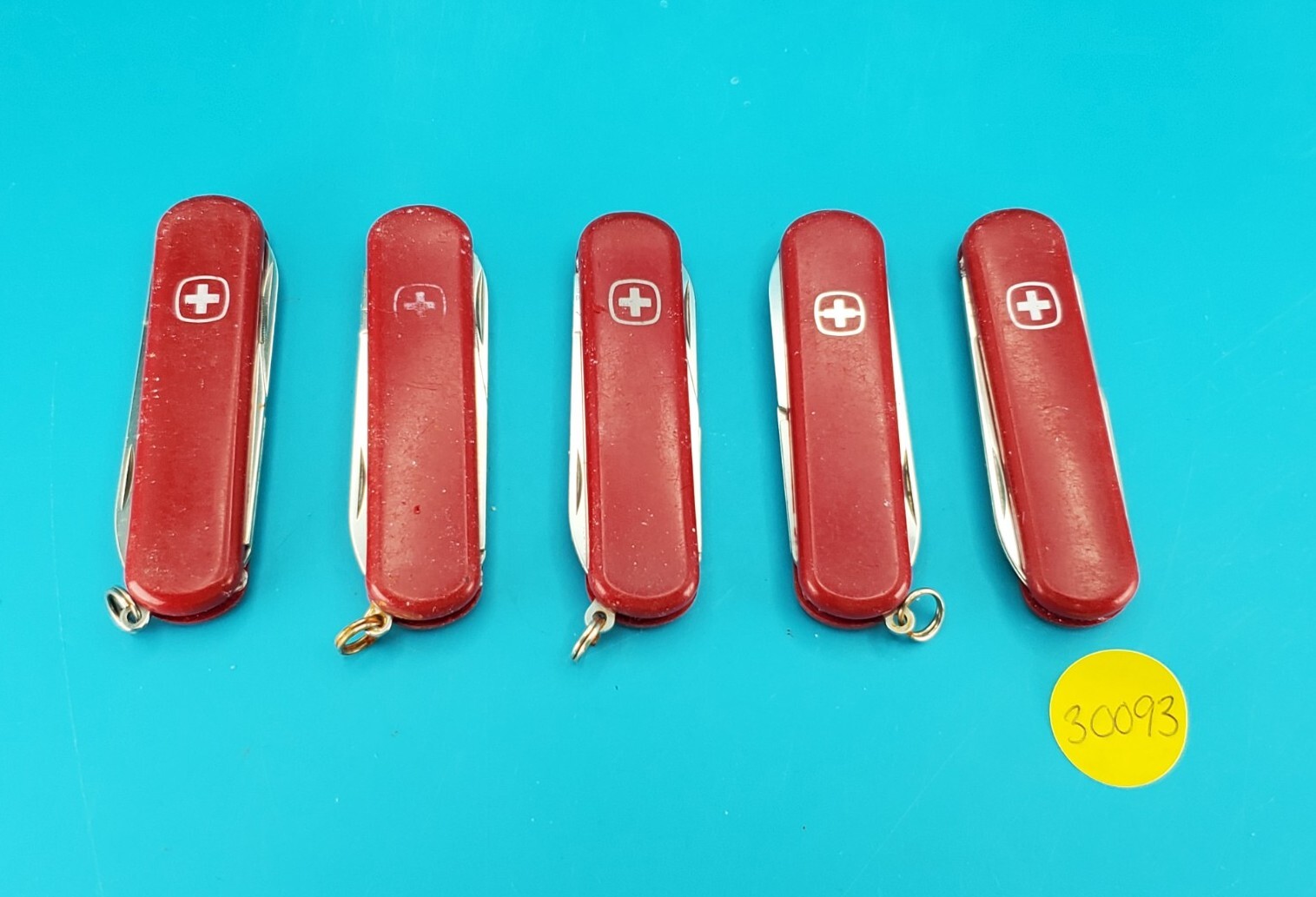 Lot of 5 Wenger Esquire Swiss Army Knife Multi Tools!