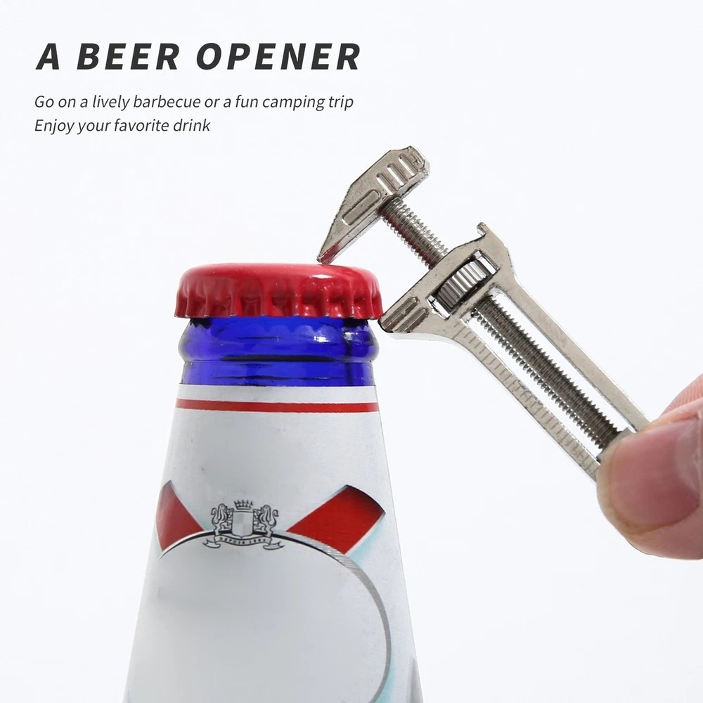 Alloy Wrench Mini Bottle Opener EDC Tool Multitool Compact Multi Tool New 1 PCS