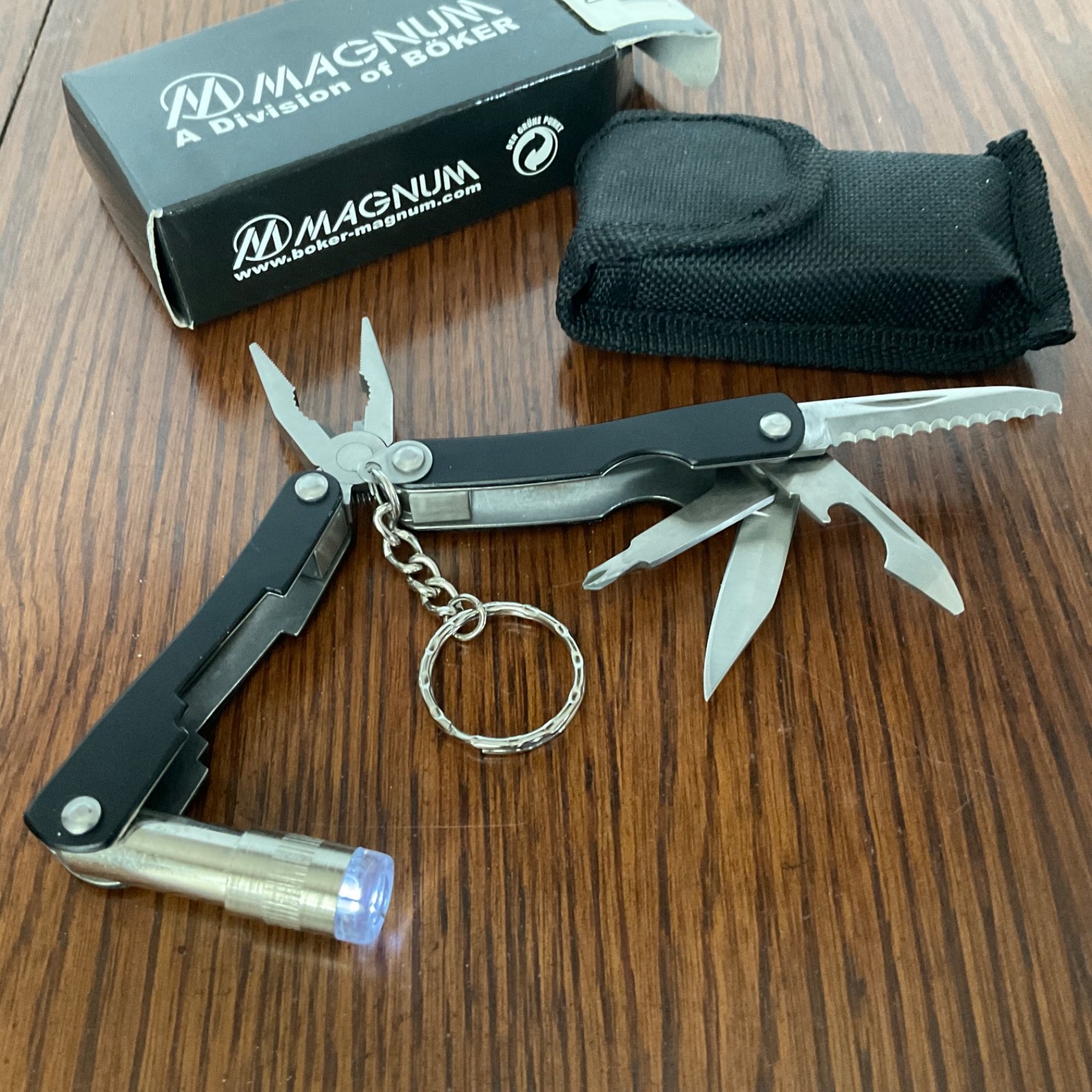 Magnum (Boker) Mini Multitool with keyring and pouch 09B02018