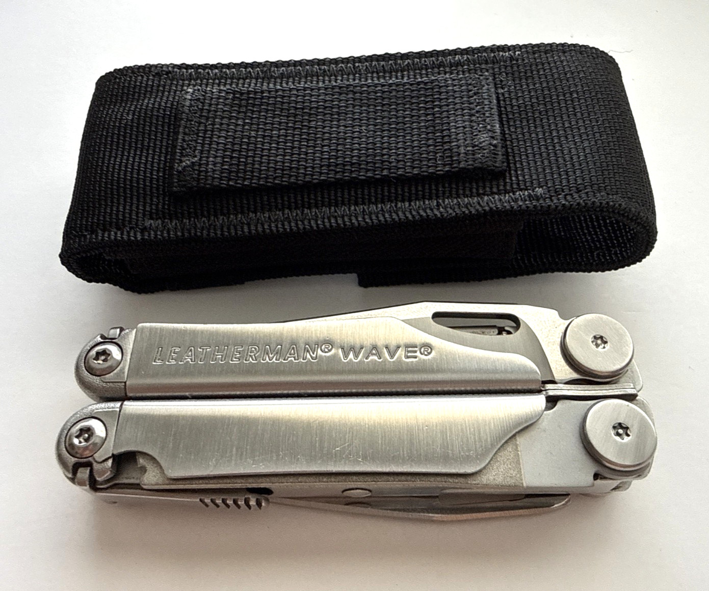 Leatherman Wave Multi-Tool Replaceable Wire Cutters Nylon Sheath USA