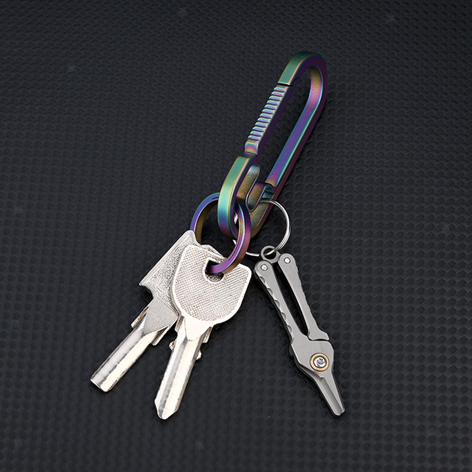 Mini Travel Versatile with Buckle Lightweight Pocket with Key