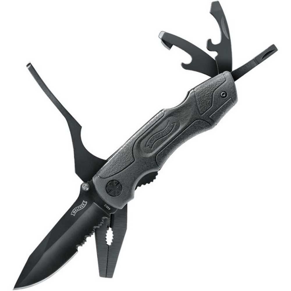 Walther MTK 2 Large Blade Black Nylon Handle Multi-Tool Knife – 5.0788-US