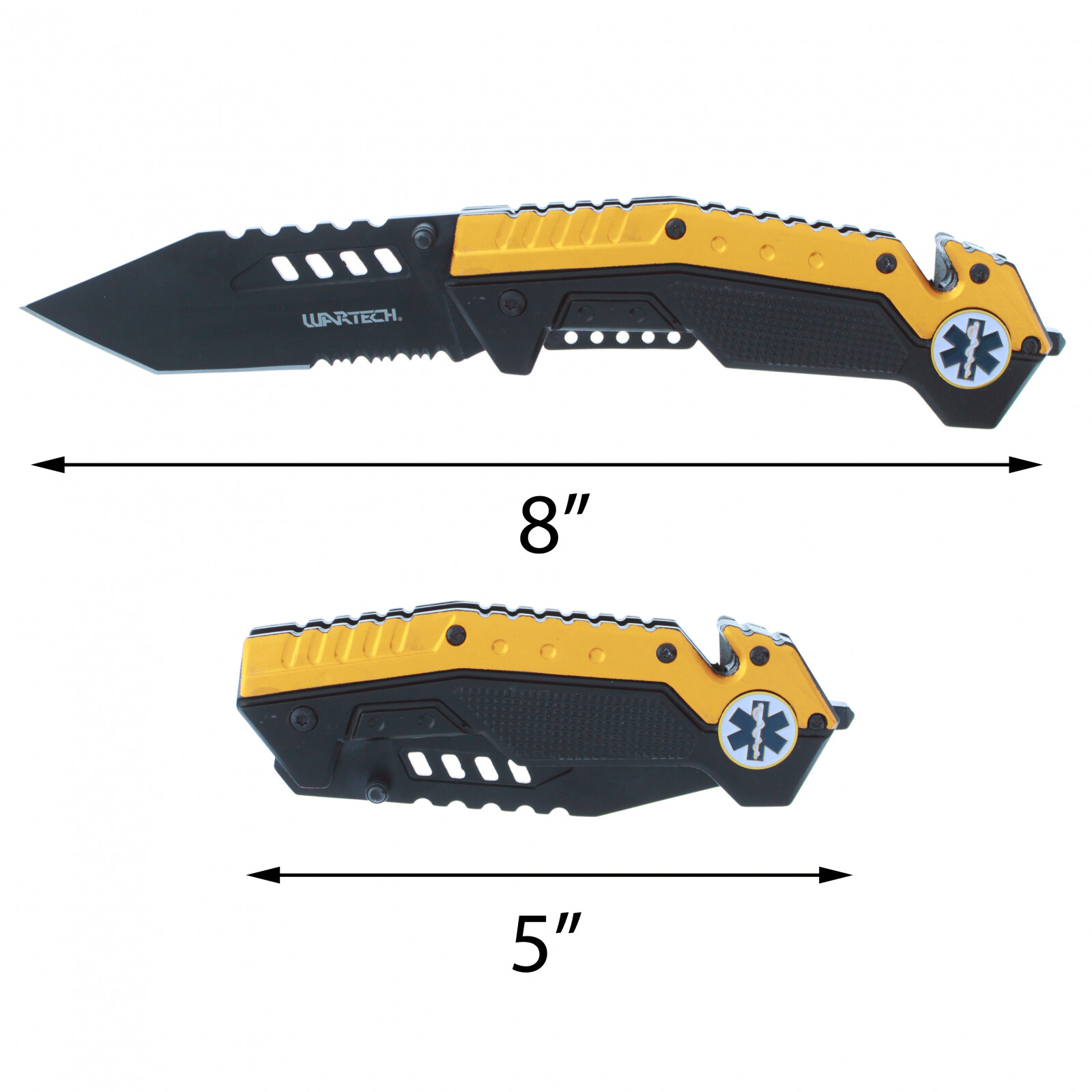 ASR Outdoor 8″ Pocket Knife – Orange