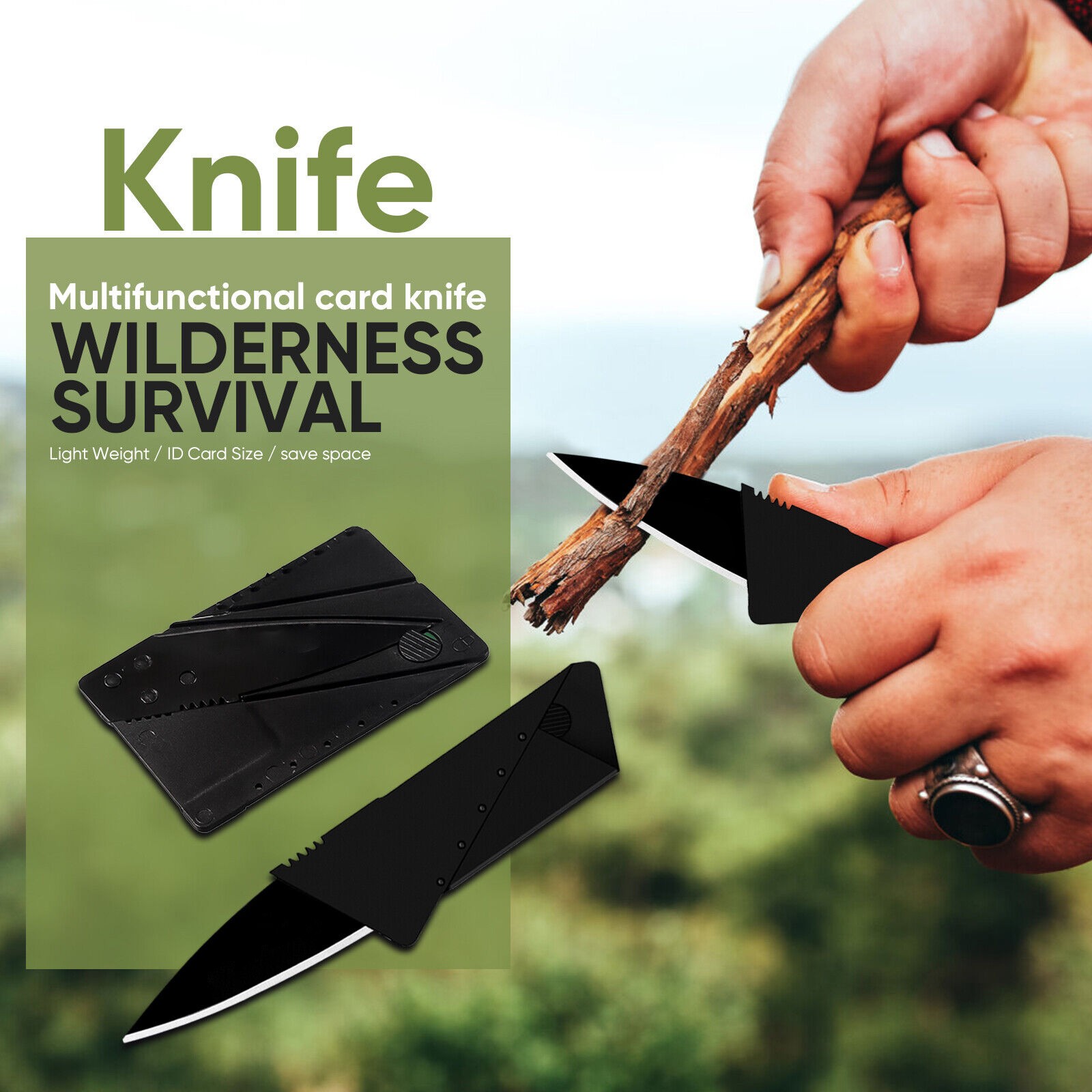 Lot 5-300 Pcs Credit Card Knives Folding Wallet Thin Pocket Survival Micro Knife