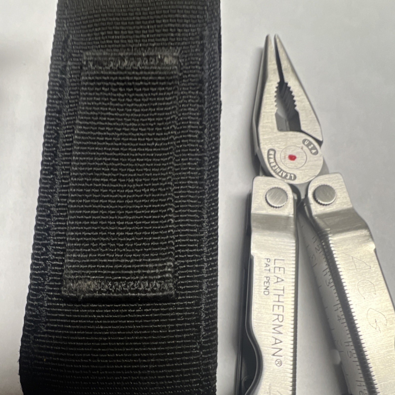 Leatherman Vintage *Retired* Pulse Multi-Tool, Stainless Steel, Nylon Sheath