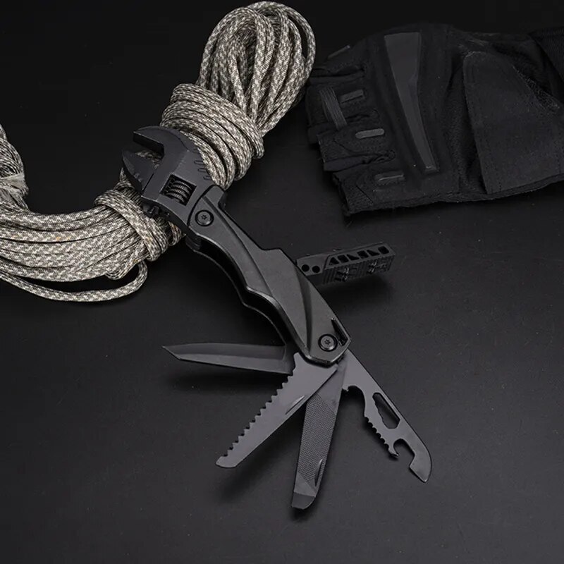 Multifunctional Wrench Pliers Outdoor Combination EDC Tool Plier Saw Wrench Tool