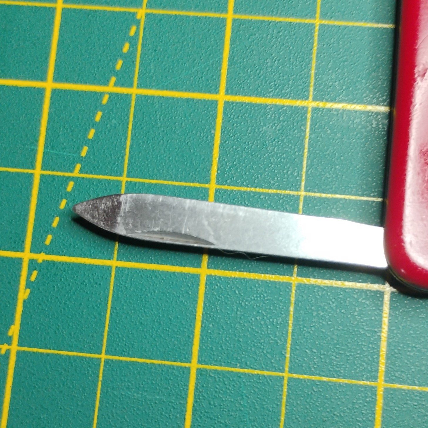 Snap-on Victorinox Pocketknife 2 Tools Knife Nail File SS 1.5in Red Lanyard