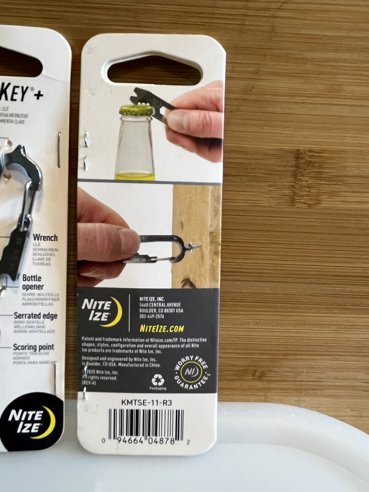 Nite Ize DoohicKey Keychain Mini Purpose Multi Tool Stainless Steel 2-Pack