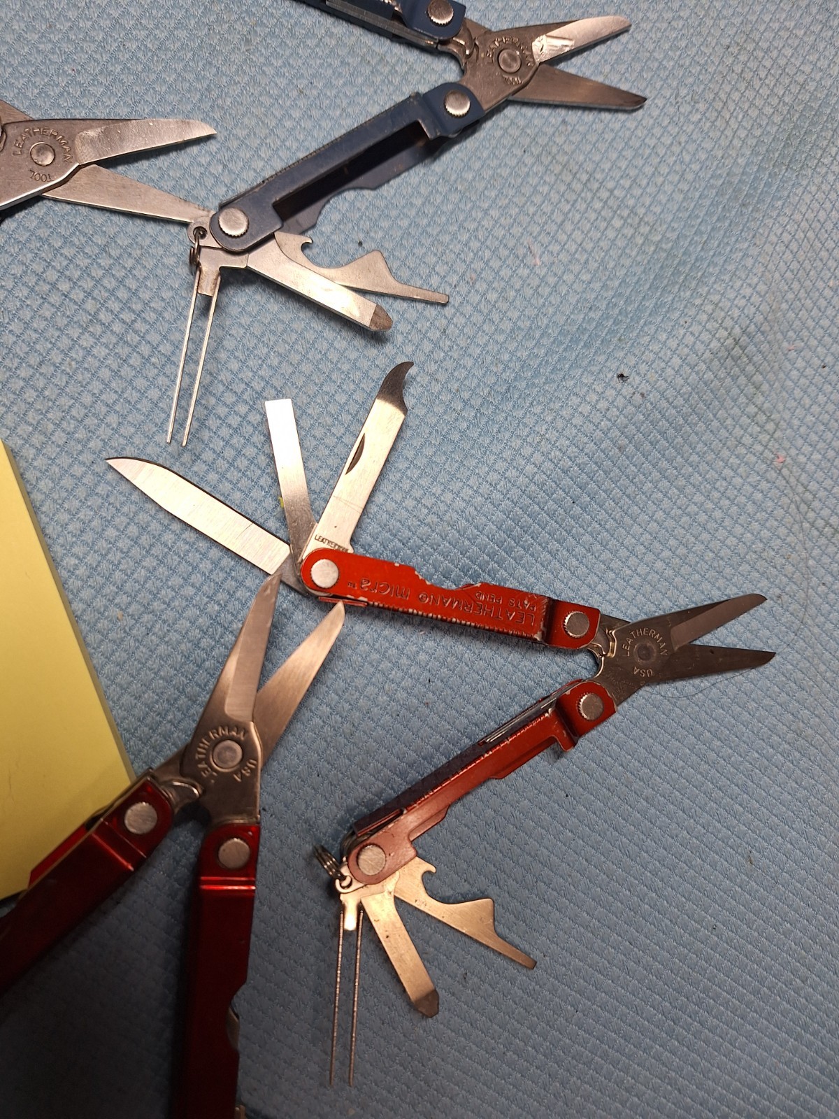 4 Leatherman MICRA Mini Multi Tools AIRPORT CONFISCATION LOT 3004