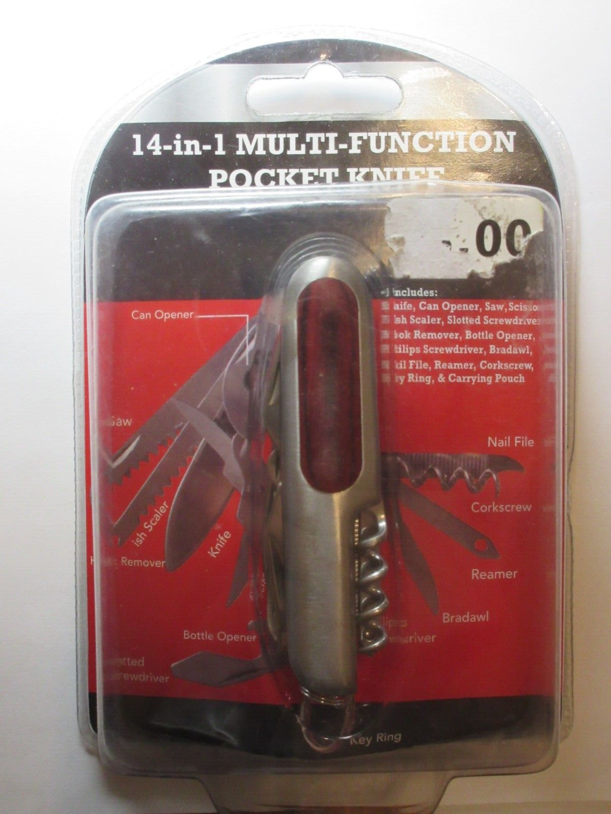 Pocket Knife – 14 in 1 – Stainless Steel – Multipurpose