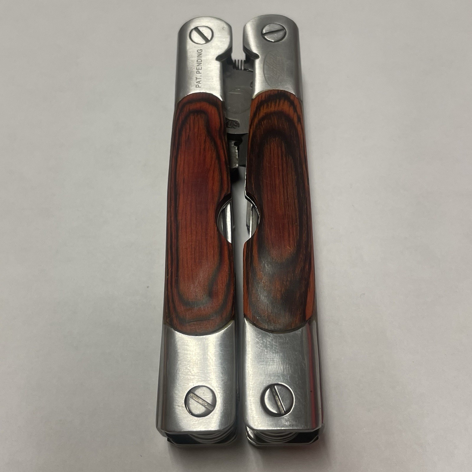 Sheffield 12-in-1 Multi-Tool with Case Hardwood Handle Camping Outdoor Fishing