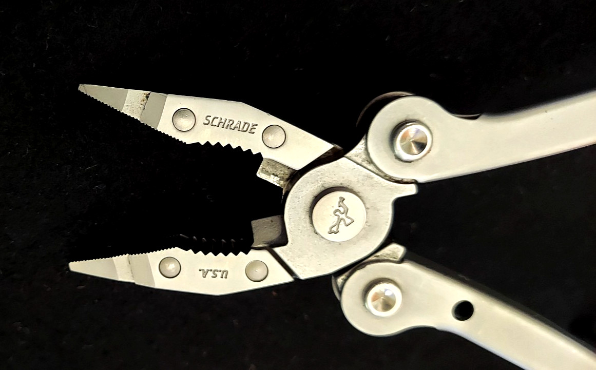 Schrade Tough-Tool Multi-Tool Pliers Knife with Leather Sheath! Made In USA!!!