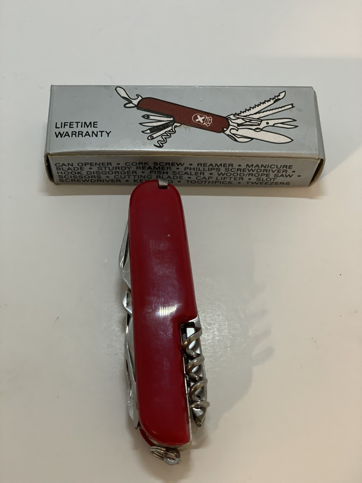 Royal Crest 16 FUNCTION SLIMLINE ARMY UTILITY KNIFE W/Life Warranty
