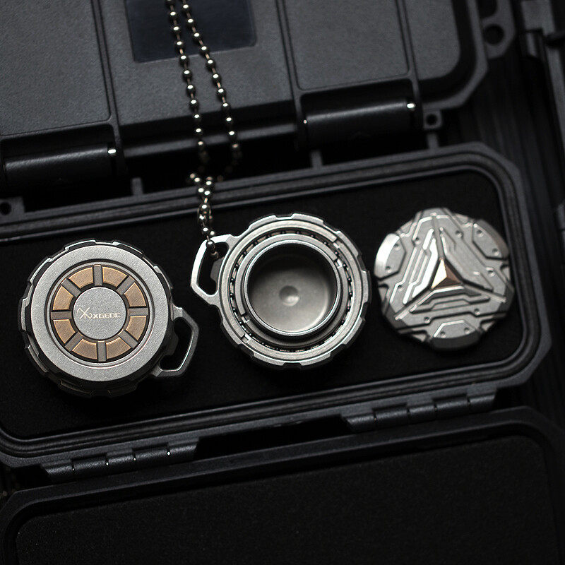 EDC Titanium Alloy Waterproof Case Portable Sealed Medicine Storage Box Pendant