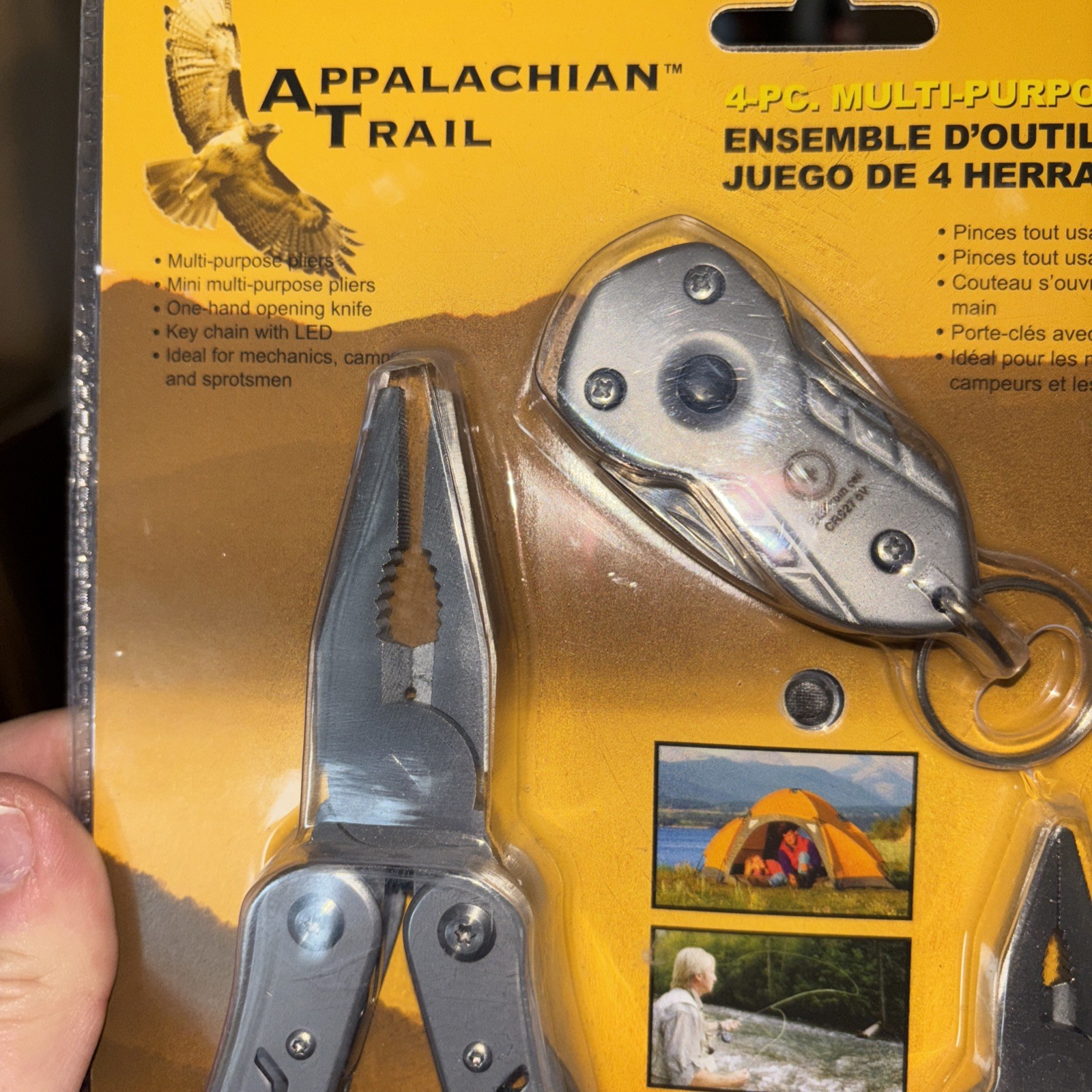 Appalachian Trail 4-pc Multi Purpose Tool Set NEW