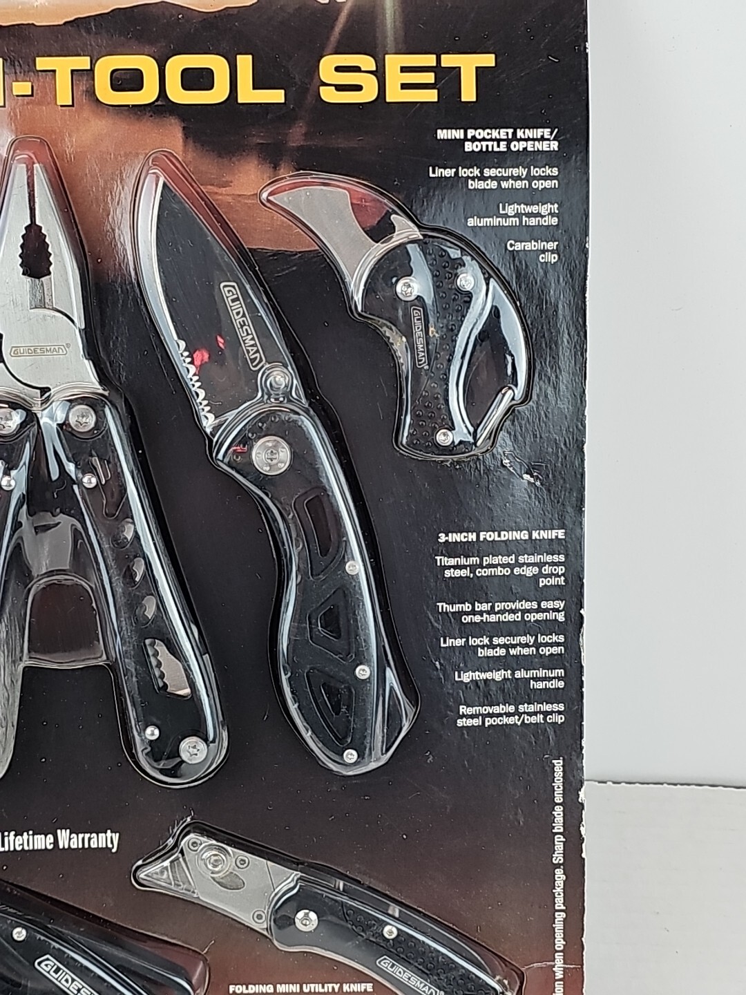Guidesman 5 Piece Multi-tool set – Nylon Pouch With Belt Loop 243-2859