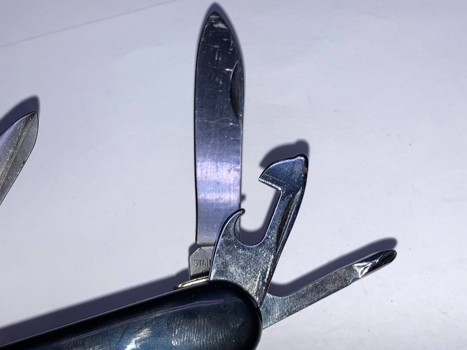 Large BLACK (17-n-1) 30-Function Camping Knife-New, Dealer Old Stock Circa 1998
