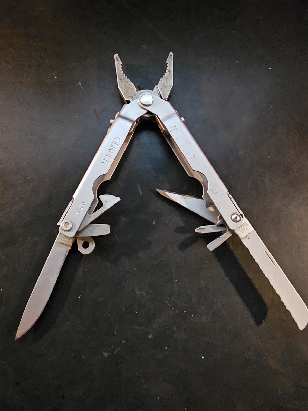 Gerber Multi-Plier USA Made Multitool w/ Sheath Stainless Steel Gear Tool
