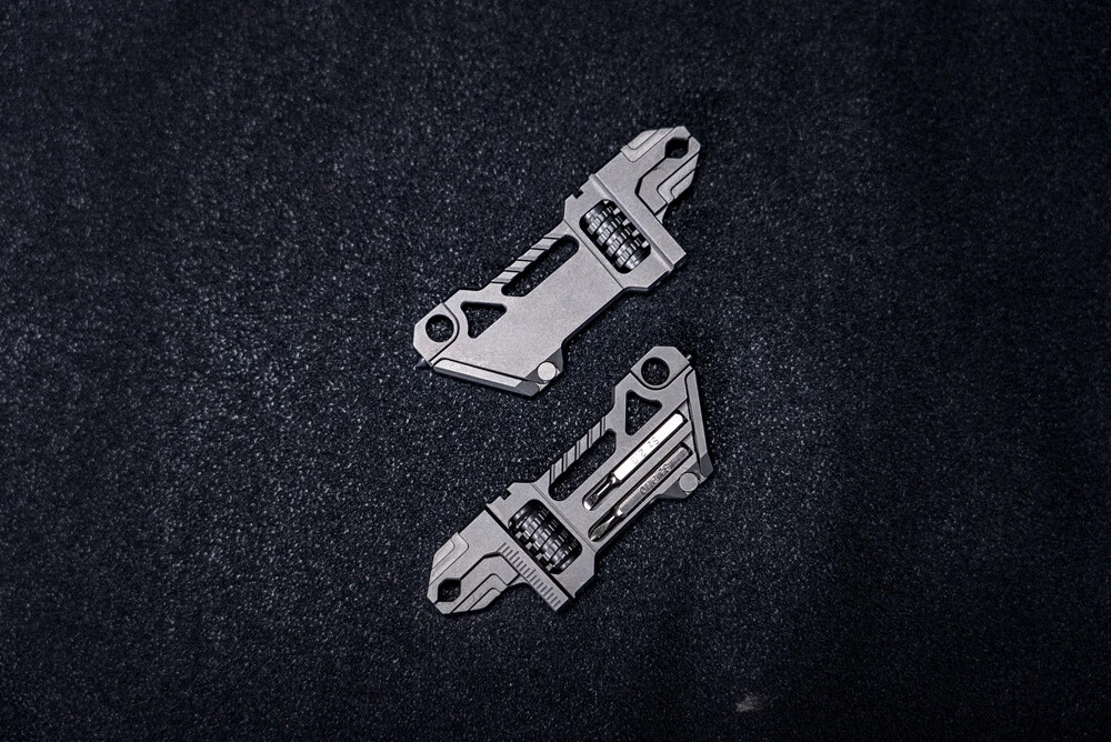 EDC Titanium Alloy Mini Adjustable Spanner Wrench Portable Repair Tools