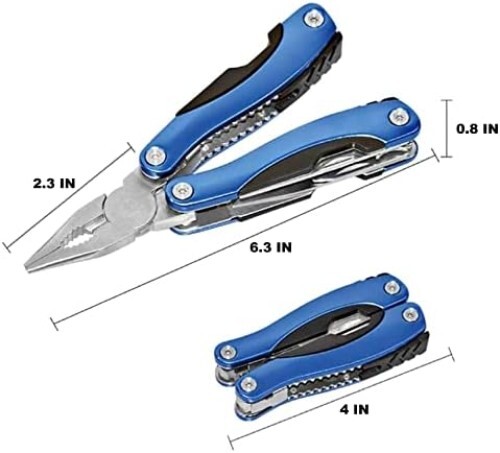 Multi Tool Pliers – Outdoor, Camping, DIY, Survival, Hunting, Hiking, Blue