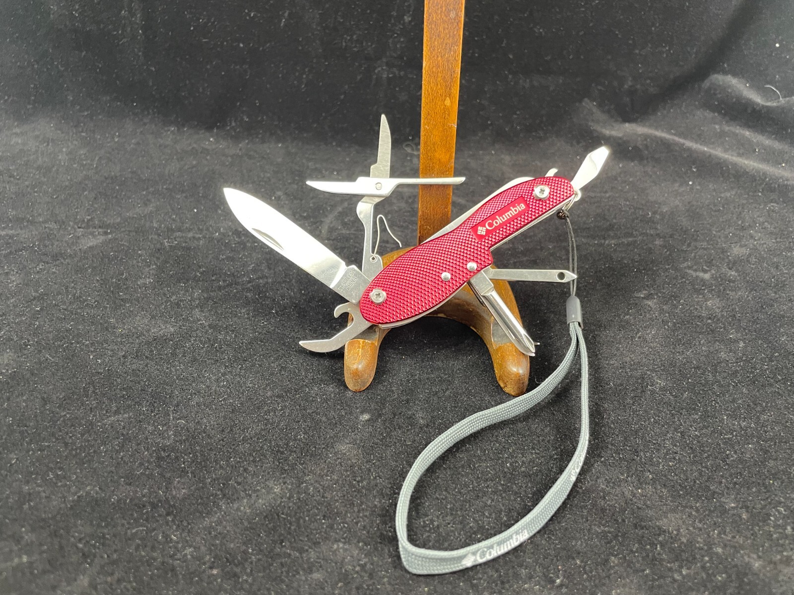 COLUMBIA 10 Function Pocket Tool Knife Scissors Multi-Tool